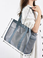 Load image into Gallery viewer, Beach Tote Gym Shoulder Bag Swim Travel Organizer N6B137