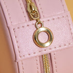 Load image into Gallery viewer, Portable Round Jewelry Box Travel 2 Layer Storage S5P839