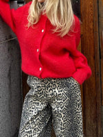 Load image into Gallery viewer, Candy Color Mohair like Cardigan Women N5A508