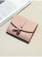 Load image into Gallery viewer, Pebble Grain Genuine Leather Short Bi-fold Wallet N6D024