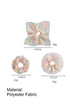 Load image into Gallery viewer, Dopamine Color Heart Bubble Scrunchie Women N6C016