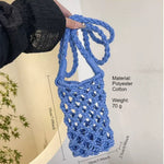 Load image into Gallery viewer, Woven Crossbody Phone Bag Cotton Rope Shoulder Purse N6G087