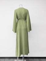 Load image into Gallery viewer, Two-Way Open Front Robe Dress Women N6C199