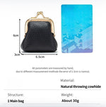 Load image into Gallery viewer, Women's Top-Grain Leather Mini Jewelry Coin Purse N6J225