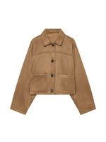 Load image into Gallery viewer, Fashion Lapel Single-Breasted Slim Fit Jacket Brown N6G166