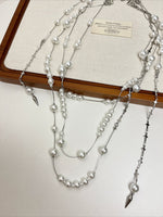 Load image into Gallery viewer, Vintage Layered Star Pearl Necklace Women Elegant N6B010