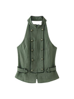 Load image into Gallery viewer, Backless Halter Neck Tank Top Women Fashion N6F200