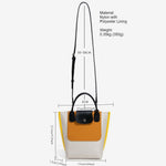 Load image into Gallery viewer, Nylon Colorblock Tote Bag Large Capacity Shoulder N6F159