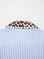 Load image into Gallery viewer, V Neck Puff Sleeve Chiffon Top Women N6B101