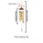 Load image into Gallery viewer, Bamboo Wind Chime Outdoor Hotel Courtyard Decor N6F314