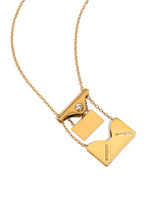 Load image into Gallery viewer, French Style Envelope Letter Necklace Women N6D503