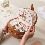 Load image into Gallery viewer, Multi Layer Leather Jewelry Organizer Box Storage S5P833