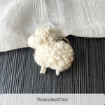 Load image into Gallery viewer, Handmade Felt Sheep Keychain Bag Charm Pendant N6G004