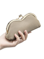 Load image into Gallery viewer, Genuine Leather Portable Sunglasses Case Women N6B201