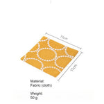 Load image into Gallery viewer, Square Embroidered Coaster Fabric Absorbent Table Mat N6G059