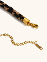 Load image into Gallery viewer, Leopard Chain Starfish Necklace 18K Gold Plated N6A178