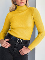Load image into Gallery viewer, High Neck Knit Base Layer Top Women Slim Fit N6H320