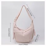 Load image into Gallery viewer, Women's Washed Nylon Dumpling Crossbody Bag N6J208