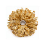 Load image into Gallery viewer, Baroque Gold Lace Scrunchie Royal Heavy Embellished N6F135