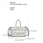 Load image into Gallery viewer, Woven PU Bucket Bag Fashion Shoulder Crossbody N6F144