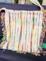 Load image into Gallery viewer, Colorful Stripe Fringe Tote Bag Women N6B107