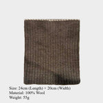 Load image into Gallery viewer, High Count 100% Wool Pearl Edge Neck Warmer Women S5P675