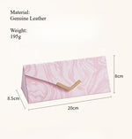 Load image into Gallery viewer, Vintage Foldable Leather Jewelry Pouch Pink Travel S5P973