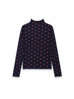 Load image into Gallery viewer, Heart Detail Long Sleeve Knit Sweater Women N6D121