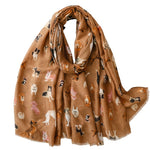 Load image into Gallery viewer, Animal Print Linen-Touch Wrap M5A264