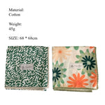 Load image into Gallery viewer, Vintage Pure Cotton Small Square Scarf Women M5A339