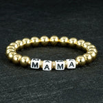 Load image into Gallery viewer, MAMA Bead Semi-precious Stone Stretch Bracelet Women N6D520