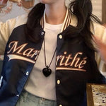 Load image into Gallery viewer, Leather Black Heart Rope Necklace Adj Collar S5P914