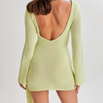 Load image into Gallery viewer, Hot Girl Bodycon Knit Short Mini Dress Women N6A064