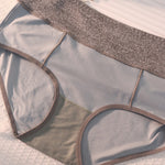 Load image into Gallery viewer, Mid Rise Color Block Panties Women N5A788