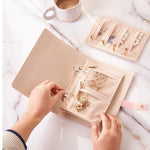 Load image into Gallery viewer, Portable Jewelry Organizer Book Multi layer Storage S5P838