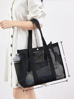 Load image into Gallery viewer, Beach Tote Gym Shoulder Bag Swim Travel Organizer N6B137