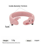 Load image into Gallery viewer, Dopamine Enamel Ring Animal Design Stackable Cute S5P880