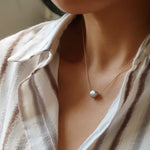 Load image into Gallery viewer, Baroque Freshwater Pearl Choker Titanium Steel N6H171