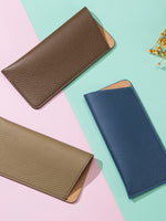 Load image into Gallery viewer, Genuine Leather Ultra Thin Sunglasses Sleeve N6B203