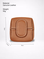 Load image into Gallery viewer, Genuine Leather Coin Purse With Keychain Women N6D030
