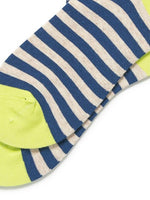 Load image into Gallery viewer, Color Block Stripe Athletic Mid-Calf Socks Women N6C166