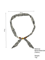 Load image into Gallery viewer, Retro Paisley Beaded Scarf Choker Necklace Women N6D006