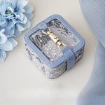 Load image into Gallery viewer, Jacquard Embossed PU Jewelry Organizer Single Layer S5P397