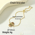 Load image into Gallery viewer, Zircon Letter MAMA Bracelet Women N6D504