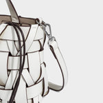 Load image into Gallery viewer, Woven PU Bucket Bag Fashion Shoulder Crossbody N6F144