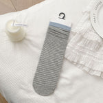 Load image into Gallery viewer, Dopamine Color Block Stripe Stack Socks Women N6H016