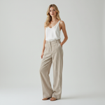 Load image into Gallery viewer, Corduroy Wide Leg Pants RetroTrousers N6A135