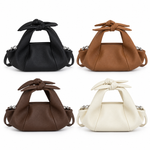 Load image into Gallery viewer, Women's Ruched PU Leather Dumpling Bag N6J213