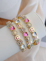 Load image into Gallery viewer, Luxury Girly Smiley Sunflower Charm Bracelet Women N6A211