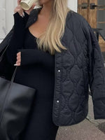 Load image into Gallery viewer, Quilted Cotton Filled Jacket Women N5A753